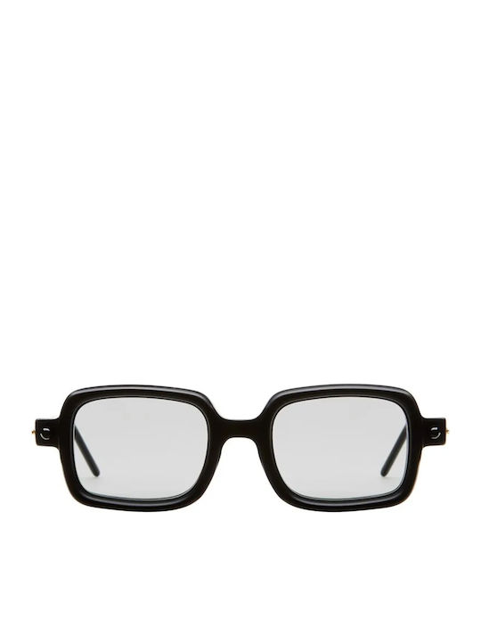 Kuboraum P2 Unisex Γυαλιά Ηλίου με Μαύρο Κοκκάλινο Σκελετό και Μαύρο Φακό