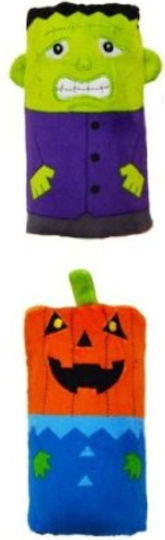 Puckator Halloween 2-Flippin Plush Wiggler Water Toy Switchlys 4 Designs Frankenstein Pumpkin