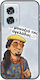 Epic Quotes Maevious Motorola Edge 50 Fusion 5G Black TPU Husa Neagră Din Silicon