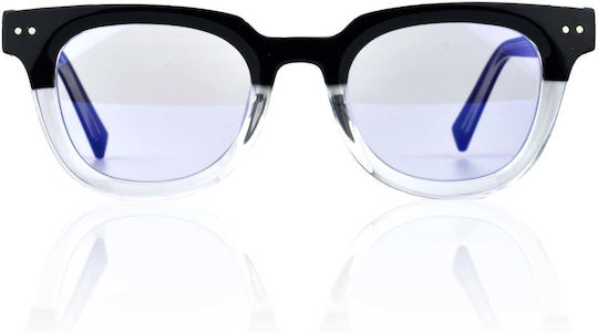 Ochelari De Protecție Împotriva Luminii Albastre Blue Light Red Raven Series B Half Clear
