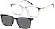 Sunoptic Mc-97b 53 Magnetic Clip-On Prescription Eyeglass Frames