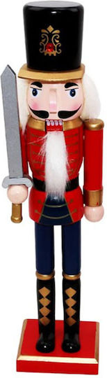 Dorosimo Nutcracker de Crăciun Lemn Roșu Înălțime 60cm.