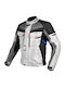 Nordcode Force Herren Motorradjacke 4 Jahreszeiten Wasserdicht Light Grey