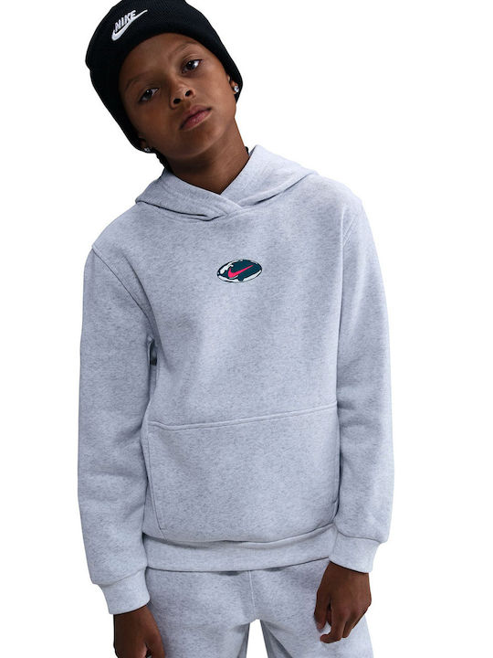 Kids Sweatshirt with Hood and Pockets Grey K Nsw Club