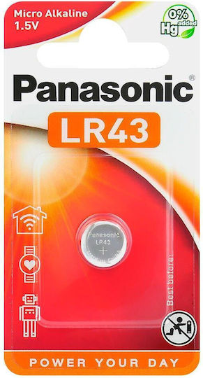Panasonic Batterie Alkalisch für Uhren LR43