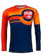 Pull-In MX Challenger Ανδρική Μπλούζα Motocross Μακρυμάνικη Orange Navy
