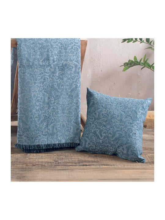 Rythmos Bianco Ριχτάρι Τετραθέσιου Καναπέ Chenille 180x330εκ. Λευκό