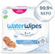 WaterWipes Hypoallergenic Baby Wipes 99.9% Water Fragrance Free Alcohol-Free Parabens Free 18x60pcs