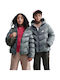 Kids Sports Coat Long Hooded Grey