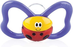 Nuby Πιπίλα Σιλικόνης Πασχαλίτσα για 0-6 μηνών Nuby Πιπίλα Σιλικόνης Πασχαλίτσα για 0-6 μηνών