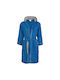 Beauty Home Kids Hooded Bathrobe Blue