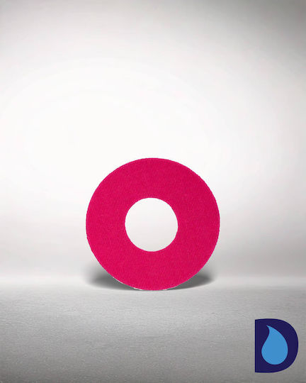 Runde Pflaster Libre 2 – Packung mit 2 Stücke 7cm Rosa