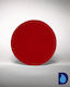 Round Adhesive Plasters Without Hole Pack of 2 Pieces 9.5cm Red