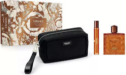 Versace Eros Najim Ανδρικό Σετ με Eau de Parfum 3τμχ Versace Eros Najim Ανδρικό Σετ με Eau de Parfum 3τμχ