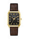Bulova Men's Watch 32mm Battery with Brown Leather Strap