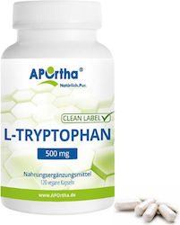 Aportha L-tryptophan 500mg 120 Capsule din plante medicinale