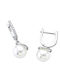 Paraxenies Earrings Hoops made of Silver Gold Plated with Stones & Pearls