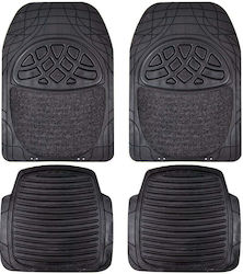 Autoline Σετ Μπροστινά και Πίσω 4τμχ για Toyota Matrix Hyundai Matrix 2020 Μαύρα