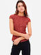 Women's T-shirt Floral Brown