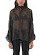 Tunic Long Sleeve Black-khaki