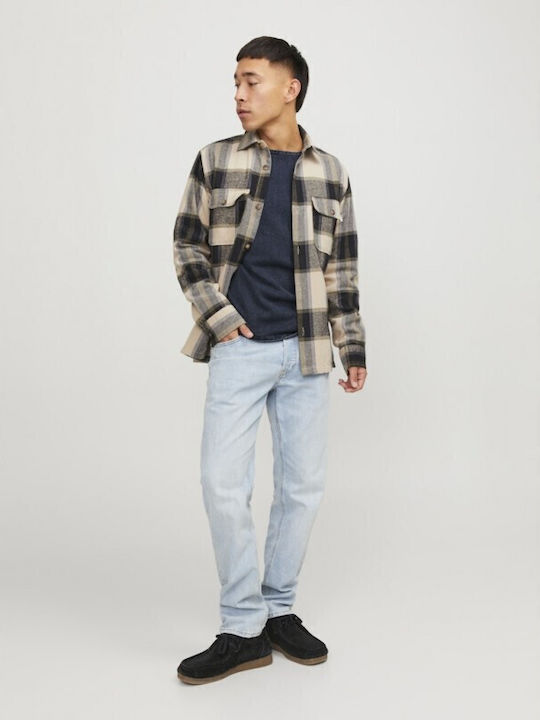 Jack & Jones Langarm Pullover Marineblau