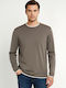 Long Sleeve Sweater Brown MI3162H Brown