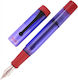 Opus 88 Purple Demonstrator Fountain Pen Special Edition Black Nib 4710484644411 Nibs Broad