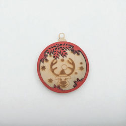 Wooden Christmas Decoration Code 63015
