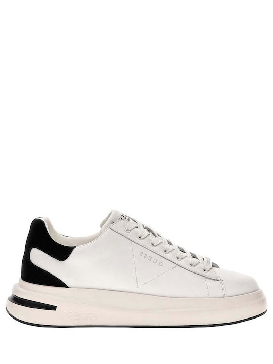 Guess Elba Sneakers Ασπρο Μαυρο