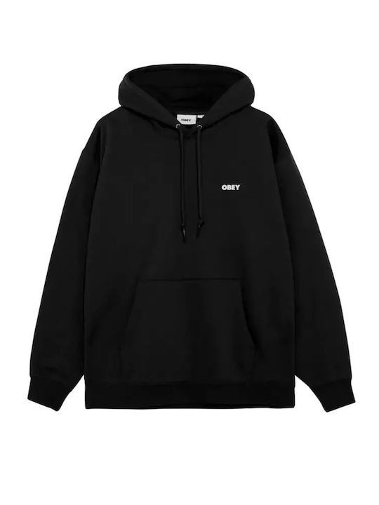 Obey Sweatshirt mit Kapuze Black