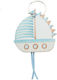 Christening Favor Wooden Keychain Little Boat Dmp-22