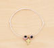 Makwedding Christening Charm Bracelet Pink 25 Pieces