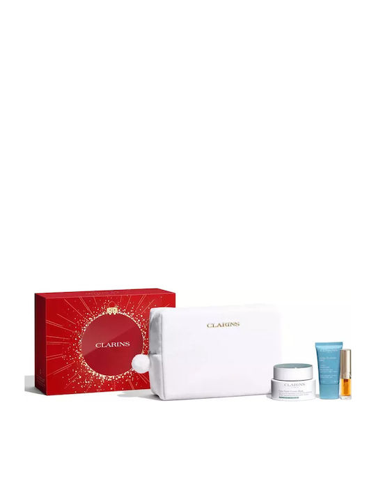 Clarins Skin Care Set for Moisturizing, Αnti-ageing & Firming 3pcs