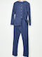 Cootaiya Winter Damen Pyjama-Set Navy Blue