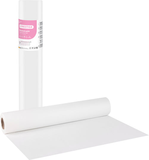Examination Table Roll Plastic White Non Woven Prestige 60cm X 50m