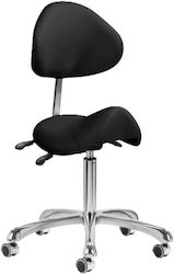Digas G. Medical Stool with Backrest Black 18400-04 Digas G. Medical Stool with Backrest Black 18400-04