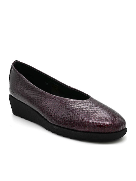 Aero by Kasta Mocasini dama în culoarea Burgundy