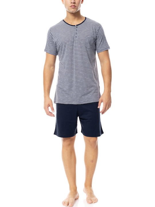 Ulisse Men's Summer Pajamas Set Oil Green