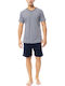 Ulisse Men's Summer Pajamas Set Oil Green