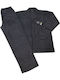 Lion Men's Winter Pajamas Set Blue