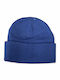 Beanie Unisex Σκούφος Πλεκτός σε Μπλε χρώμα