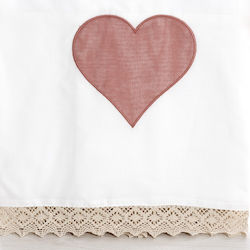 Σετ Λαδόπανο Βάπτισης Καρδιά Σγ-2439