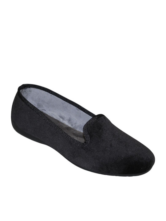 Adam's Shoes Κλειστές Γυναικείες Παντόφλες Μαύρες