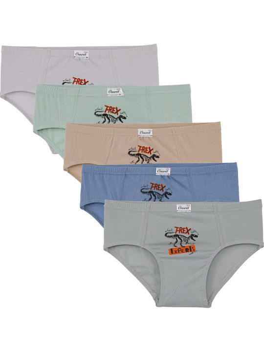 Onurel Set of Kids' Briefs Multicolour 5pcs
