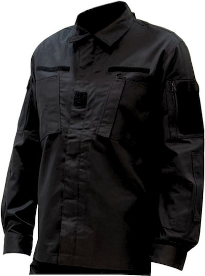 Tactical Uniform Ειδικών Σωμάτων Set Μαύρη