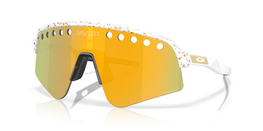 Oakley Велосипедни очила Sutro Lite Sweep с Червен рамка и Колоритен лещи