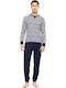 Ulisse Men's Winter Pajamas Set Multicolour
