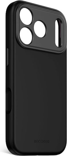 Decoded Antimicrobial Back Cover Σιλικόνης 1.2mm Μαύρο (iPhone 17 Pro)