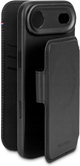 Decoded Detachable Wallet Piele / Tempered Glass / Plastic Negru (iPhone Air)