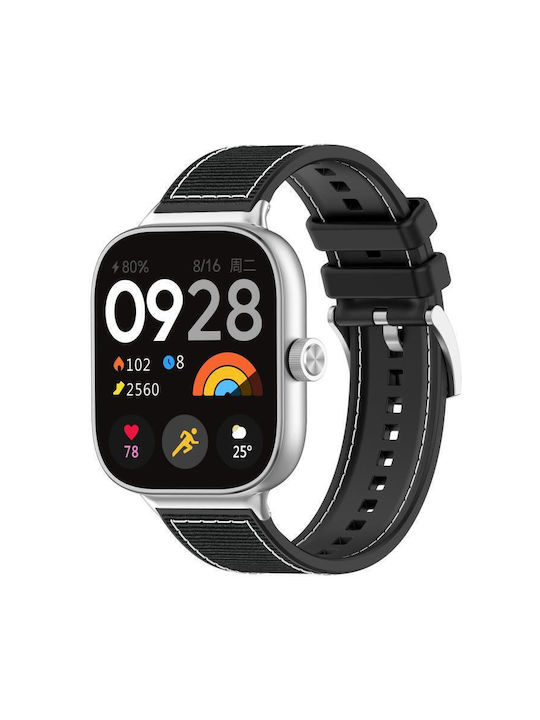 Μπρασελέ Σιλικόνης Xiaomi Smart Band 9 Pro Redmi Watch5 20mm Μαύρο